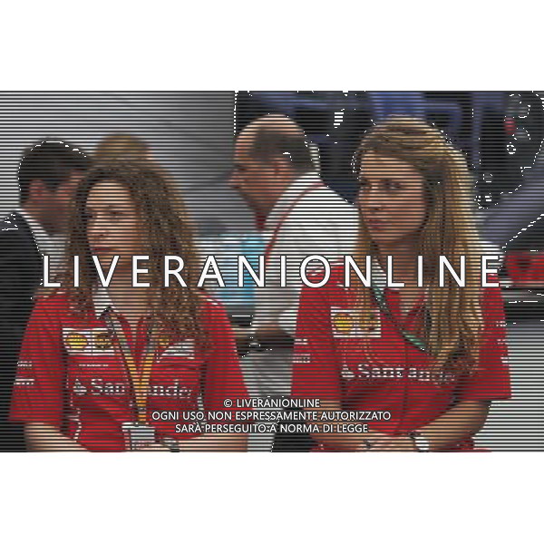 (L to R): Lucia Pennesi (ITA) Ferrari Commercial and Marketing Director with Francesca Venturi (ITA) Ferrari R\'D Engineer. 27.05.2017. Formula 1 World Championship, Rd 6, Monaco Grand Prix, Monte Carlo, Monaco, Qualifying Day. AG ALDO LIVERANI SAS ONLY ITALY