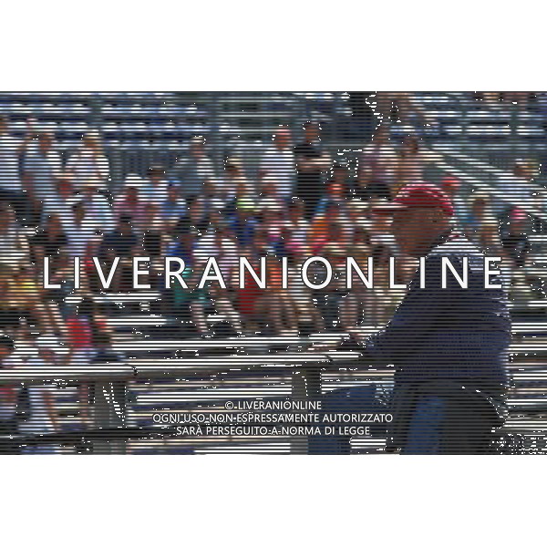 Niki Lauda (AUT) Mercedes Non-Executive Chairman. 27.05.2017. Formula 1 World Championship, Rd 6, Monaco Grand Prix, Monte Carlo, Monaco, Qualifying Day. AG ALDO LIVERANI SAS ONLY ITALY