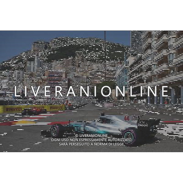 Lewis Hamilton (GBR) Mercedes AMG F1 W08. 27.05.2017. Formula 1 World Championship, Rd 6, Monaco Grand Prix, Monte Carlo, Monaco, Qualifying Day. AG ALDO LIVERANI SAS ONLY ITALY