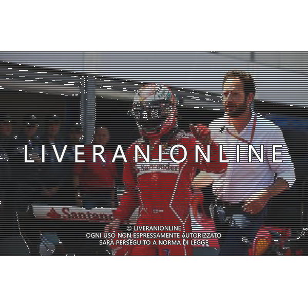 Kimi Raikkonen (FIN) Ferrari celebrates his pole position in parc ferme. 27.05.2017. Formula 1 World Championship, Rd 6, Monaco Grand Prix, Monte Carlo, Monaco, Qualifying Day. AG ALDO LIVERANI SAS ONLY ITALY