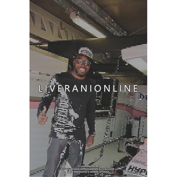 Henry \'Chris\' Gayle (JAM) Former Cricket Player with the Sahara Force India F1 Team. 28.05.2017. Formula 1 World Championship, Rd 6, Monaco Grand Prix, Monte Carlo, Monaco, Race Day. / AGENZIA ALDO LIVERANI SAS - ITALY ONLY EDITORIAL USE ONLY