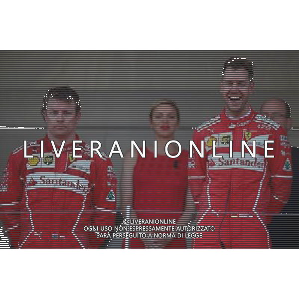 2nd place Kimi Raikkonen (FIN) Ferrari SF70H and 1st place Sebastian Vettel (GER) Ferrari. 28.05.2017. Formula 1 World Championship, Rd 6, Monaco Grand Prix, Monte Carlo, Monaco, Race Day. / AGENZIA ALDO LIVERANI SAS - ITALY ONLY EDITORIAL USE ONLY