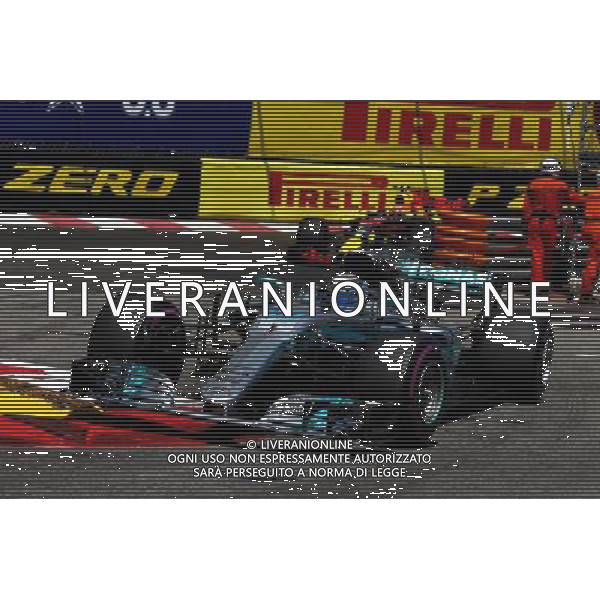 Valtteri Bottas (FIN) Mercedes AMG F1 W08. 28.05.2017. Formula 1 World Championship, Rd 6, Monaco Grand Prix, Monte Carlo, Monaco, Race Day. / AGENZIA ALDO LIVERANI SAS - ITALY ONLY EDITORIAL USE ONLY