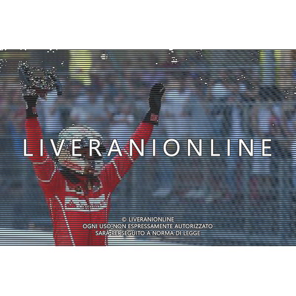 1st place Sebastian Vettel (GER) Ferrari. 28.05.2017. Formula 1 World Championship, Rd 6, Monaco Grand Prix, Monte Carlo, Monaco, Race Day. / AGENZIA ALDO LIVERANI SAS - ITALY ONLY EDITORIAL USE ONLY