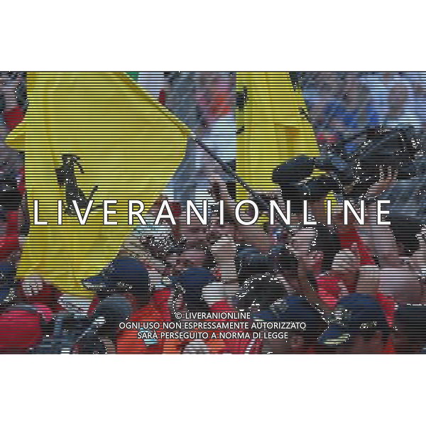 1st place Sebastian Vettel (GER) Ferrari. 28.05.2017. Formula 1 World Championship, Rd 6, Monaco Grand Prix, Monte Carlo, Monaco, Race Day. / AGENZIA ALDO LIVERANI SAS - ITALY ONLY EDITORIAL USE ONLY