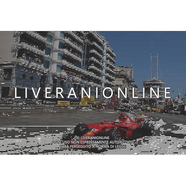 Sebastian Vettel (GER) Ferrari SF70H. 28.05.2017. Formula 1 World Championship, Rd 6, Monaco Grand Prix, Monte Carlo, Monaco, Race Day. AG ALDO LIVERANI SAS ONLY ITALY