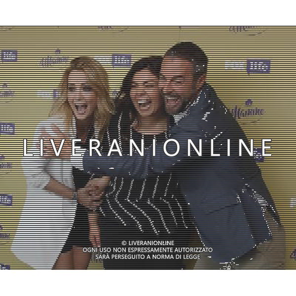 Milano ( MI ) 29/05/2017 Photocall 4 Mamme, nuovo format originale in 8 puntate sviluppato da Fox Networks Group Italia Nella foto: Georgia Luzi, Roberta Cavallo ( Tata ) e Flavio Montrucchio PH Lauro Montagnini AG ALDO LIVERANI SAS