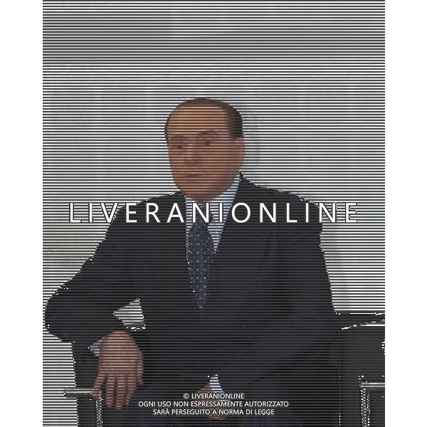 Milano ( MI ) 30/05/2017 Rosa Camuna a Berlusconi e Moratti Nella foto: Silvio Berlusconi PH Lauro Montagnini / AGENZIA ALDO LIVERANI SAS
