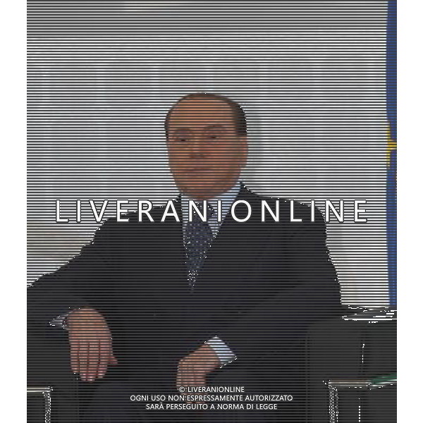 Milano ( MI ) 30/05/2017 Rosa Camuna a Berlusconi e Moratti Nella foto: Silvio Berlusconi PH Lauro Montagnini / AGENZIA ALDO LIVERANI SAS