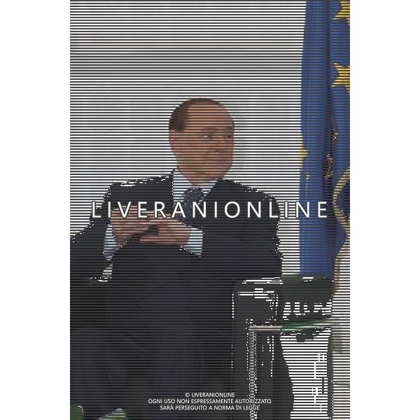 Milano ( MI ) 30/05/2017 Rosa Camuna a Berlusconi e Moratti Nella foto: Silvio Berlusconi PH Lauro Montagnini / AGENZIA ALDO LIVERANI SAS