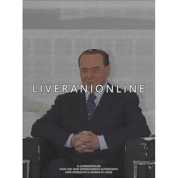 Milano ( MI ) 30/05/2017 Rosa Camuna a Berlusconi e Moratti Nella foto: Silvio Berlusconi PH Lauro Montagnini / AGENZIA ALDO LIVERANI SAS