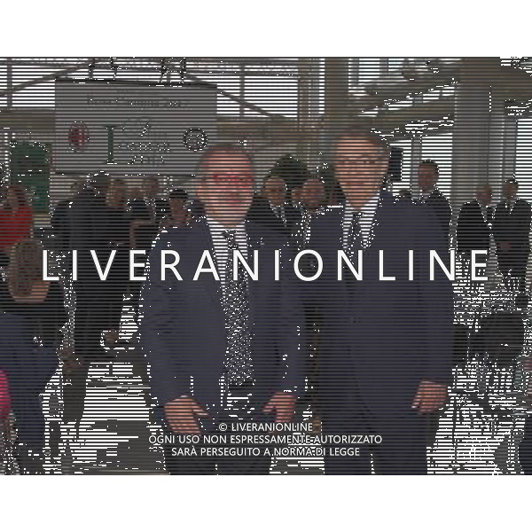 Milano ( MI ) 30/05/2017 Rosa Camuna a Berlusconi e Moratti Nella foto: Roberto Maroni e Massimo Moratti PH Lauro Montagnini / AGENZIA ALDO LIVERANI SAS