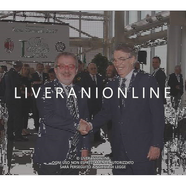 Milano ( MI ) 30/05/2017 Rosa Camuna a Berlusconi e Moratti Nella foto: Roberto Maroni e Massimo Moratti PH Lauro Montagnini / AGENZIA ALDO LIVERANI SAS