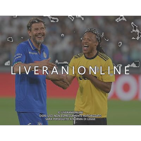 XXVI Partita del Cuore 2017 Torino - 30.05.2017 Nazionale Italiana Cantanti vs Campioni della Ricerca Nella Foto:davids e boban /Ph.Vitez-Ag. Aldo Liverani