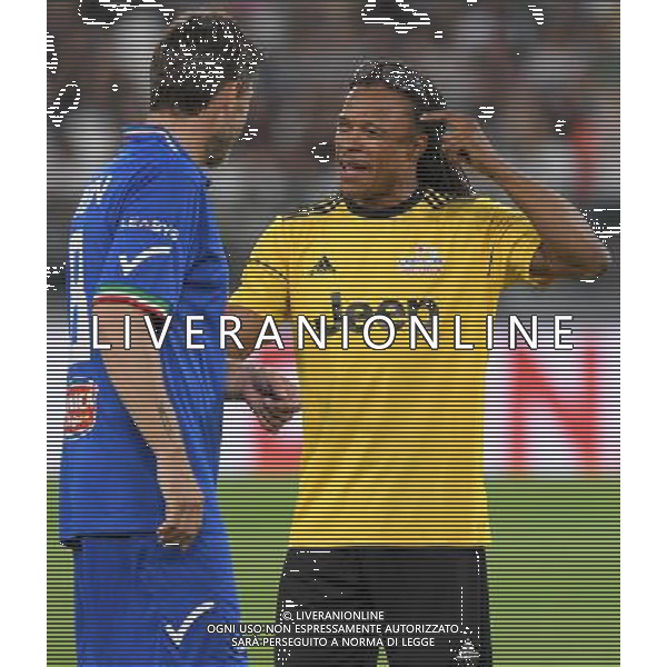 XXVI Partita del Cuore 2017 Torino - 30.05.2017 Nazionale Italiana Cantanti vs Campioni della Ricerca Nella Foto:Edgar Davids e Zvonimir Boban /Ph.Vitez-Ag. Aldo Liverani