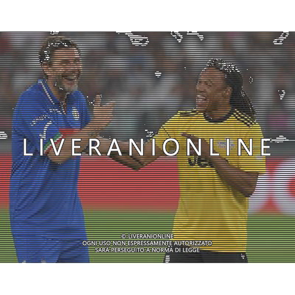 XXVI Partita del Cuore 2017 Torino - 30.05.2017 Nazionale Italiana Cantanti vs Campioni della Ricerca Nella Foto:Edgar Davids e Zvonimir Boban /Ph.Vitez-Ag. Aldo Liverani