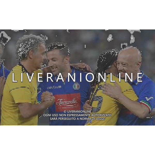 XXVI Partita del Cuore 2017 Torino - 30.05.2017 Nazionale Italiana Cantanti vs Campioni della Ricerca Nella Foto:Giletti Massimo e Alessandro Del Piero /Ph.Vitez-Ag. Aldo Liverani