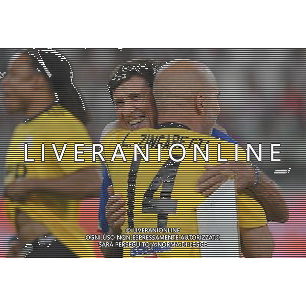 XXVI Partita del Cuore 2017 Torino - 30.05.2017 Nazionale Italiana Cantanti vs Campioni della Ricerca Nella Foto:Gianni Morandi e Luca Zingaretti /Ph.Vitez-Ag. Aldo Liverani