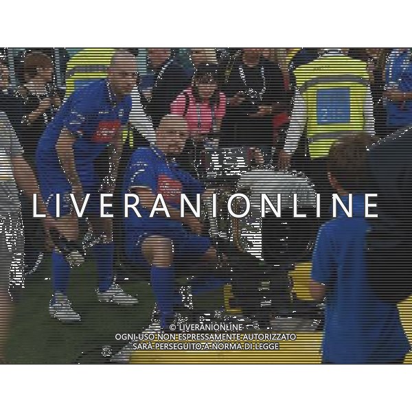 XXVI Partita del Cuore 2017 Torino - 30.05.2017 Nazionale Italiana Cantanti vs Campioni della Ricerca Nella Foto:Enrico Ruggeri e Clementino /Ph.Vitez-Ag. Aldo Liverani