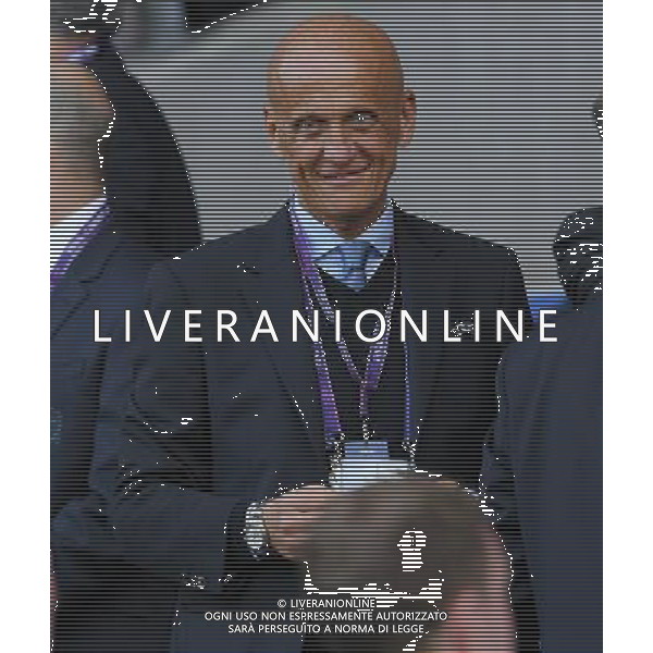 UEFA Women\'s Champions League 2016/2017 Finale Cardiff (Galles) - 01.06.2017 Lione-Paris Saint Germain Nella Foto: collina pierluigi in tribuna /Ph.Vitez-Ag. Aldo Liverani
