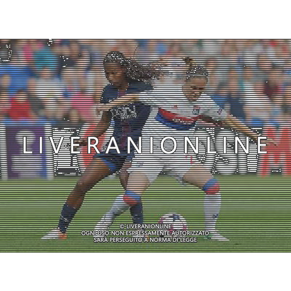 UEFA Women\'s Champions League 2016/2017 Finale Cardiff (Galles) - 01.06.2017 Lione-Paris Saint Germain Nella Foto:camille abily - formiga /Ph.Vitez-Ag. Aldo Liverani
