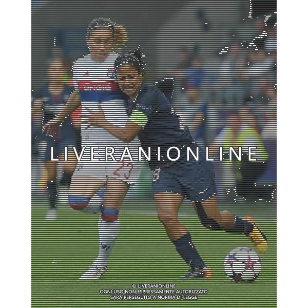 UEFA Women\'s Champions League 2016/2017 Finale Cardiff (Galles) - 01.06.2017 Lione-Paris Saint Germain Nella Foto:shirley cruz trana - camille abily /Ph.Vitez-Ag. Aldo Liverani