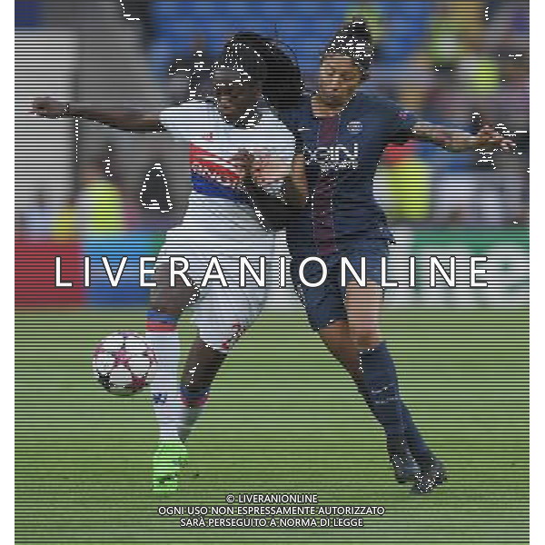 UEFA Women\'s Champions League 2016/2017 Finale Cardiff (Galles) - 01.06.2017 Lione-Paris Saint Germain Nella Foto:Griedge Mâ€™Bock Bathy - Cristiane /Ph.Vitez-Ag. Aldo Liverani