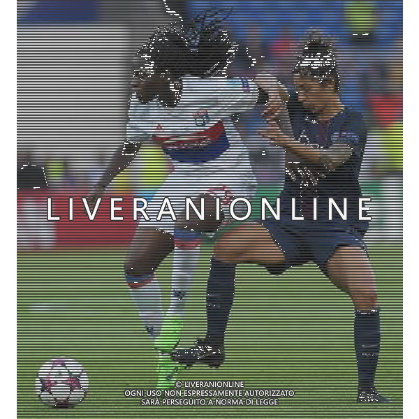 UEFA Women\'s Champions League 2016/2017 Finale Cardiff (Galles) - 01.06.2017 Lione-Paris Saint Germain Nella Foto:Griedge Mâ€™Bock Bathy - Cristiane /Ph.Vitez-Ag. Aldo Liverani