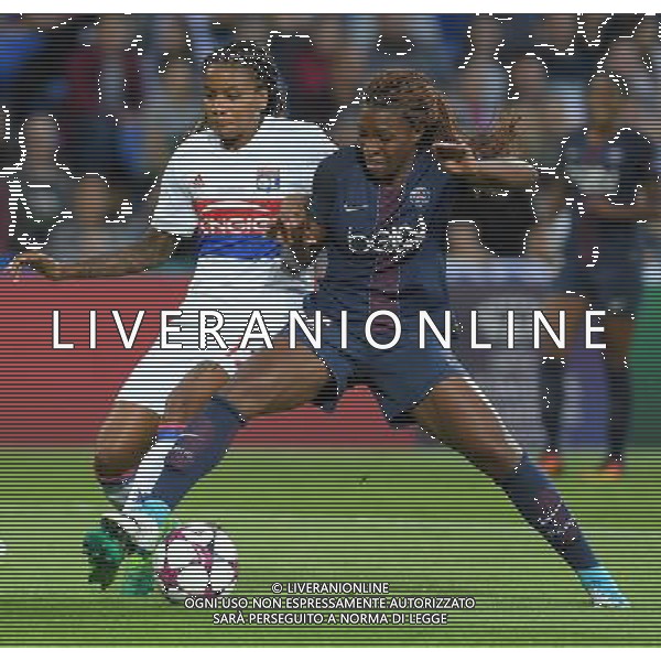UEFA Women\'s Champions League 2016/2017 Finale Cardiff (Galles) - 01.06.2017 Lione-Paris Saint Germain Nella Foto:Elodie Thomis - Grace Geyoro /Ph.Vitez-Ag. Aldo Liverani