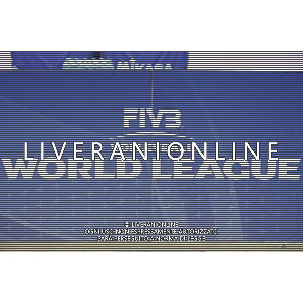 Pesaro - FIVB World League Pool A1 02/06/2017 Brasile Polonia nella foto: WORLD LEAGUE ©Claudio Zamagni/Agenzia Aldo Liverani during FIVB World League volleyball pool A1 match between Brazil and Poland at Adriatic Arena on June 02, 2017 in Adriatic Arena Pesaro 