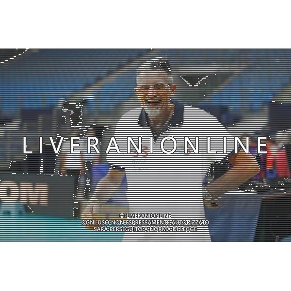 Pesaro - FIVB World League Pool A1 02/06/2017 Brasile Polonia nella foto: Andrea Lucchetta Â©Claudio Zamagni/Agenzia Aldo Liverani Andrea Lucchetta during before match FIVB World League volleyball pool A1 match between Brazil and Poland at Adriatic Arena on June 02, 2017 in Adriatic Arena Pesaro 