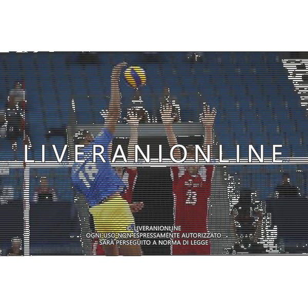 Pesaro - FIVB World League Pool A1 02/06/2017 Brasile Polonia nella foto: LUCARELLI SOUZA RICCARDO ©Claudio Zamagni/Agenzia Aldo Liverani LUCARELLI SOUZA RICCARDO during FIVB World League volleyball pool A1 match between Brazil and Poland at Adriatic Arena on June 02, 2017 in Adriatic Arena Pesaro 