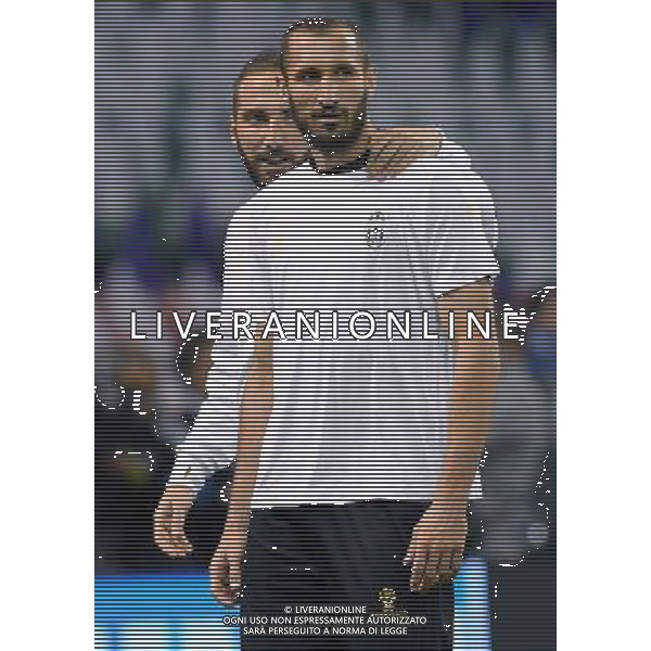 UEFA Champions League 2016/2017 Finale Cardiff (Galles) - 02.06.2017 Allenamento Juventus Real Madrid Nella Foto:higuain chiellini /Ph.Vitez-Ag. Aldo Liverani