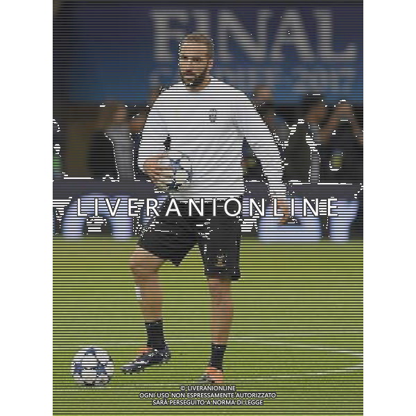 UEFA Champions League 2016/2017 Finale Cardiff (Galles) - 02.06.2017 Allenamento Juventus Real Madrid Nella Foto:higuain /Ph.Vitez-Ag. Aldo Liverani