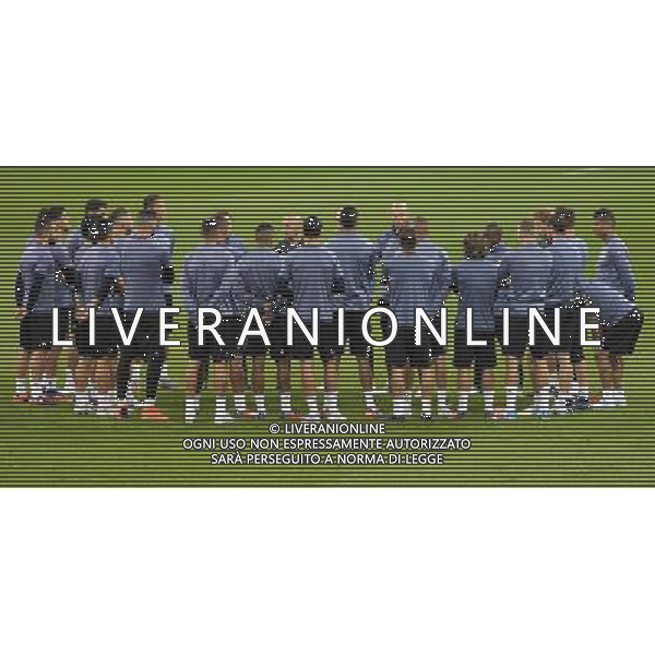 UEFA Champions League 2016/2017 Finale Cardiff (Galles) - 02.06.2017 Allenamento Juventus Real Madrid Nella Foto:zidane parla al gruppo /Ph.Vitez-Ag. Aldo Liverani