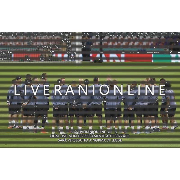 UEFA Champions League 2016/2017 Finale Cardiff (Galles) - 02.06.2017 Allenamento Juventus Real Madrid Nella Foto:zidane parla al gruppo /Ph.Vitez-Ag. Aldo Liverani