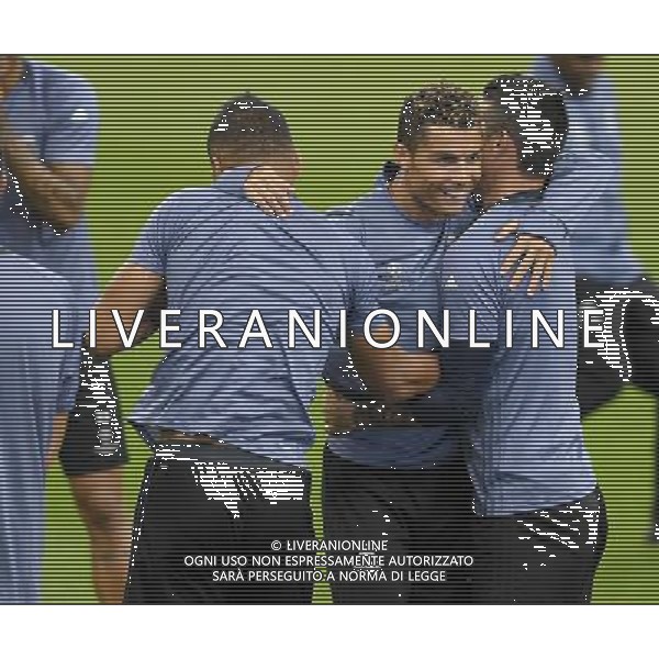 UEFA Champions League 2016/2017 Finale Cardiff (Galles) - 02.06.2017 Allenamento Juventus Real Madrid Nella Foto:ronaldo rodriguez casemiro /Ph.Vitez-Ag. Aldo Liverani
