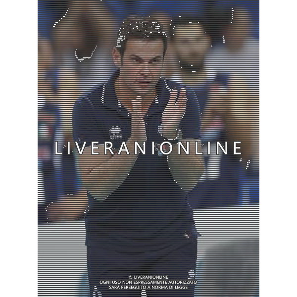 Pesaro - FIVB World League Pool A1 02/06/2017 Italia - Iran nella foto: COACH BLENGINI GIANLORENZO ©Claudio Zamagni/Agenzia Aldo Liverani BLENGINI GIANLORENZO COACH during FIVB World League volleyball pool A1 match between Italy and Iran at Adriatic Arena on June 02, 2017 in Adriatic Arena Pesaro Photo credit: CLAUDIO ZAMAGNI/ALDO LIVERANI PHOTO AGENCY 