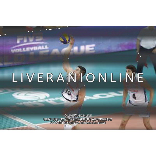 Pesaro - FIVB World League Pool A1 03/06/2017 Italia - Polonia nella foto: LANZA FILIPPO Â©Claudio Zamagni/Agenzia Aldo Liverani LANZA FILIPPO during FIVB World League volleyball pool A1 match between Italy and Poland at Adriatic Arena on June 03, 2017 in Pesaro Photo credit by Claudio Zamagni/Aldo Liverani Photo Agency / AGENZIA ALDO LIVERANI SAS