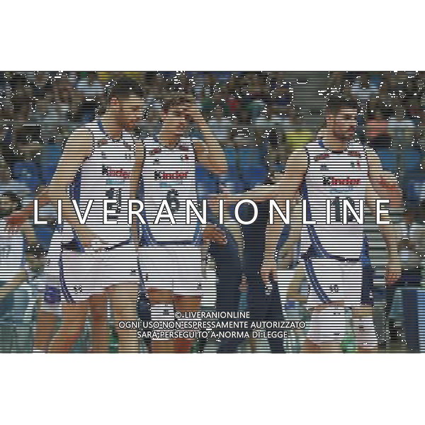 Pesaro - FIVB World League Pool A1 03/06/2017 Italia - Polonia nella foto: delusione italia Â©Claudio Zamagni/Agenzia Aldo Liverani italy during FIVB World League volleyball pool A1 match between Italy and Poland at Adriatic Arena on June 03, 2017 in Pesaro Photo credit by Claudio Zamagni/Aldo Liverani Photo Agency / AGENZIA ALDO LIVERANI SAS