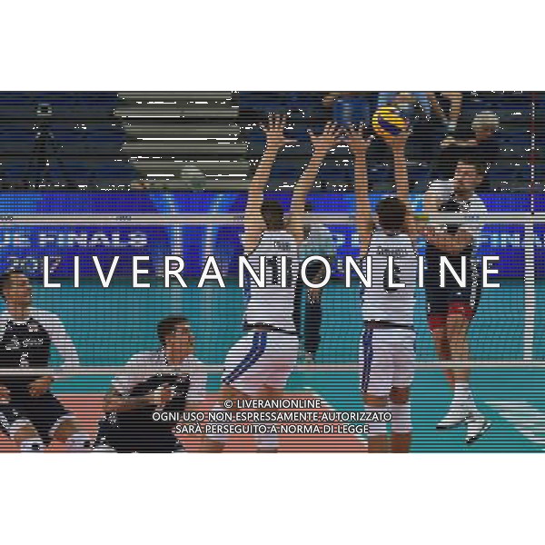 2017.06.03 Pesaro Siatkowka mezczyzn Liga Swiatowa 2017 Grupa A1 Polska - Wlochy N/z Dawid konarski, Simone Gianneli, Matteo Piano Foto Martyna Szydlowska / Newspix 2017.06.03 Pesaro Men volleyball FIVB World league 2017 Pool A1 Poland - Italy Dawid konarski, Simone Gianneli, Matteo Piano Credit: Martyna Szydlowska / Newspix --- Newspix.pl AG ALDO LIVERANI SAS *** Local Caption *** www.newspix.pl mail us: info@newspix.pl call us: 0048 022 23 22 222 --- Polish Picture Agency by Ringier Axel Springer Poland