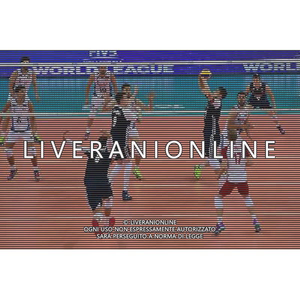 2017.06.03 Pesaro Siatkowka mezczyzn Liga Swiatowa 2017 Grupa A1 Polska - Wlochy N/z Fabian Drzyzga, Bartosz Kurek, Bartlomiej Lemanski, Luigi Randazzo Foto Martyna Szydlowska / Newspix 2017.06.03 Pesaro Men volleyball FIVB World league 2017 Pool A1 Poland - Italy Fabian Drzyzga, Bartosz Kurek, Bartlomiej Lemanski, Luigi Randazzo Credit: Martyna Szydlowska / Newspix --- Newspix.pl AG ALDO LIVERANI SAS *** Local Caption *** www.newspix.pl mail us: info@newspix.pl call us: 0048 022 23 22 222 --- Polish Picture Agency by Ringier Axel Springer Poland