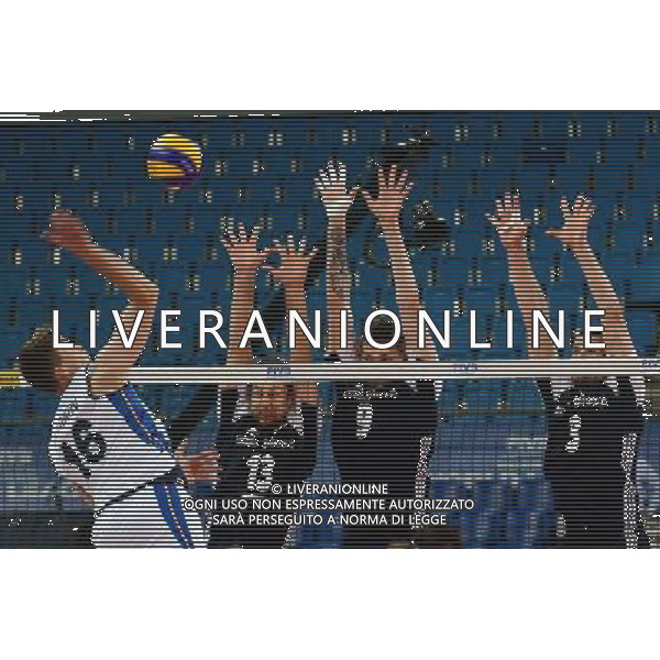 2017.06.03 Pesaro Siatkowka mezczyzn Liga Swiatowa 2017 Grupa A1 Polska - Wlochy N/z Oleg Botto, Michal Kubiak, Bartlomiej Lemanski, Dawid Konarski Foto Martyna Szydlowska / Newspix 2017.06.03 Pesaro Men volleyball FIVB World league 2017 Pool A1 Poland - Italy Oleg Botto, Michal Kubiak, Bartlomiej Lemanski, Dawid Konarski Credit: Martyna Szydlowska / Newspix --- Newspix.pl AG ALDO LIVERANI SAS *** Local Caption *** www.newspix.pl mail us: info@newspix.pl call us: 0048 022 23 22 222 --- Polish Picture Agency by Ringier Axel Springer Poland