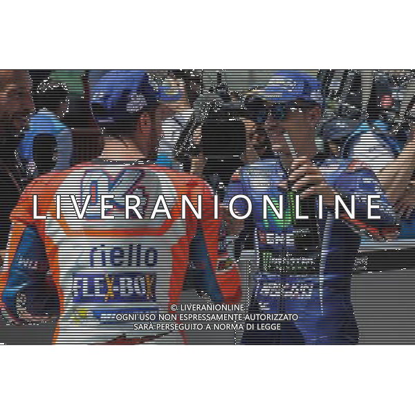 03.06.2017. Circuito Internazionale del Mugello. Scarperia, Italia. Qualifiche.Andrea Dovizioso e Maverick Vinales. FOTO G.PIAZZOLLA-AG ALDO LIVERANI SAS