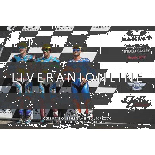 03.06.2017. Circuito Internazionale del Mugello. Scarperia, Italia. Moto2 parcochiuso.Alex Marquez, Franco Morbidelli, Mattia Pasini. FOTO G.PIAZZOLLA-AG ALDO LIVERANI SAS