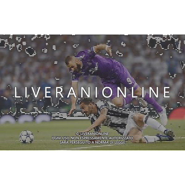 UEFA Champions League 2016/2017 Finale Cardiff (Galles) - 03.06.2017 Juventus-Real Madrid Nella Foto: leonardo bonucci e benzema /Ph.Vitez-Ag. Aldo Liverani