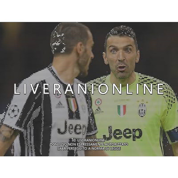 UEFA Champions League 2016/2017 Finale Cardiff (Galles) - 03.06.2017 Juventus-Real Madrid Nella Foto: gianluigi buffon e leonardo bonucci /Ph.Vitez-Ag. Aldo Liverani
