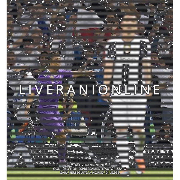 UEFA Champions League 2016/2017 Finale Cardiff (Galles) - 03.06.2017 Juventus-Real Madrid Nella Foto: esultanza dopo il secondo gol di cristiano ronaldo /Ph.Vitez-Ag. Aldo Liverani
