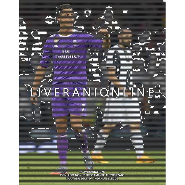 UEFA Champions League 2016/2017 Finale Cardiff (Galles) - 03.06.2017 Juventus-Real Madrid Nella Foto: esultanza dopo il secondo gol di cristiano ronaldo /Ph.Vitez-Ag. Aldo Liverani