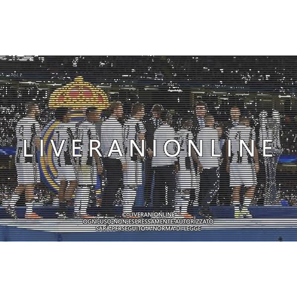 UEFA Champions League 2016/2017 Finale Cardiff (Galles) - 03.06.2017 Juventus-Real Madrid Nella Foto:delusione juventus durante la premiazione /Ph.Vitez-Ag. Aldo Liverani